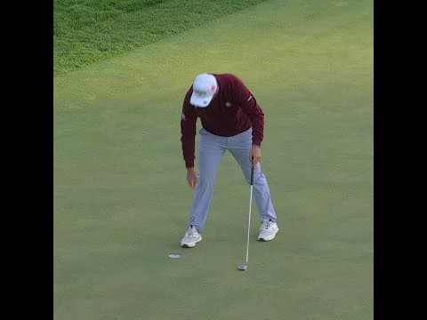 What a trio 👏  Rahm, Spieth and McIlroy walk off after Round 2