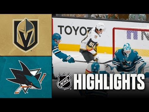 Golden Knights vs. Sharks | NHL Highlights | January 11, 2026