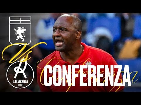 CONFERENZA STAMPA | GENOA - VICENZA | COPPA ITALIA FRECCIAROSSA 25/26