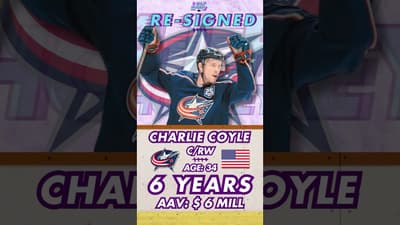 COYLE IS CBJ FOR LIFE! 😳 🖊️ #hockey #nhl #hockeyshorts #nhlshorts #cbj #hockeynews #nhlnews