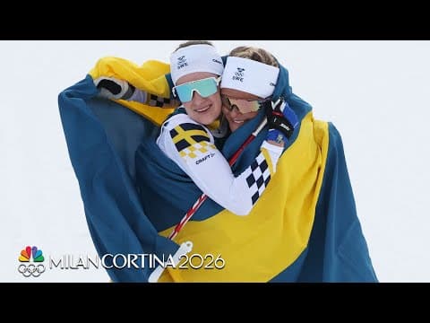 Sweden’s Frida Karlsson clinches gold in women's skiathlon | Winter Olympics 2026 | NBC Sports