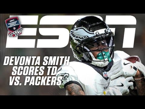 ALMOST PERFECT 😅 Shane Gillis reacts to Devonta Smith’s touchdown vs. Packers on MNF | ManningCast