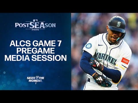Mariners ALCS Game 7 Pregame News Conference: Julio Rodríguez