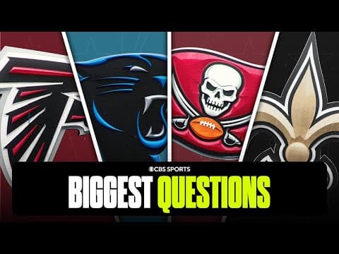 Biggest questions for EACH TEAM in the NFC South 🤔