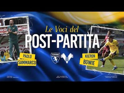 Serie A Enilive 2025/26 | Le voci del post partita: Bowie e Sammarco