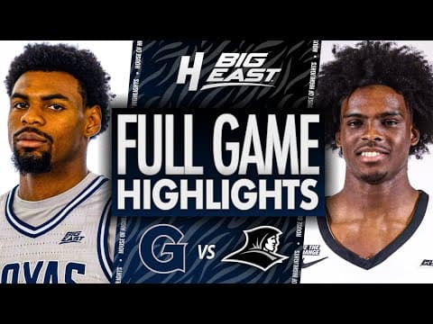 Georgetown vs Providence - FULL GAME HIGHLIGHTS | January 24, 2026 | BIG EAST College Basketball