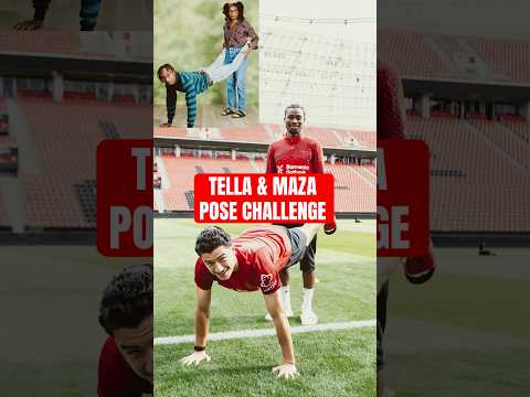 😂 Nathan Tella and Ibo Maza had fun posing for the camera 👀