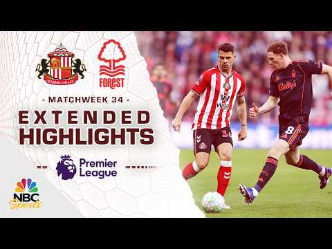 Sunderland v. Nottingham Forest | PREMIER LEAGUE HIGHLIGHTS | 4/24/2026 | NBC Sports