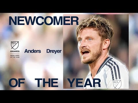 San Diego FC's Anders Dreyer Named MLS Newcomer of the Year!