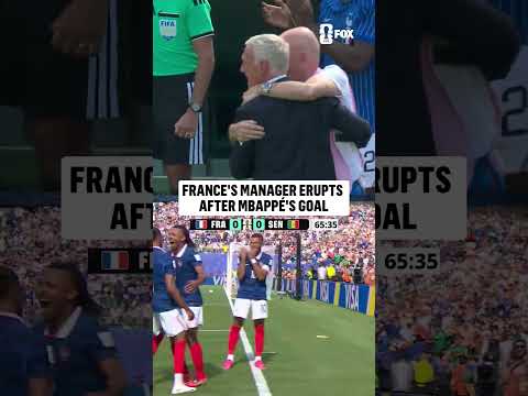 Didier Deschamps LOVED Mbappé's opening goal for France 🇫🇷