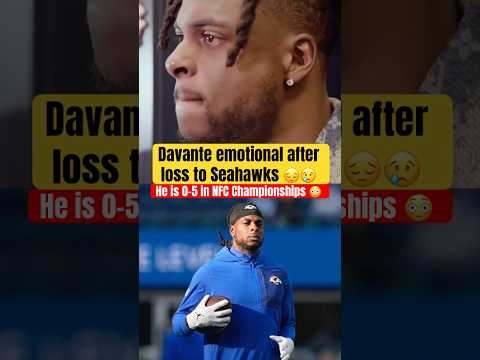 Davante Adams CRUSHED after Rams loss 😢