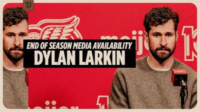 Dylan Larkin Detroit Red Wings End of Season Media | April 17, 2026