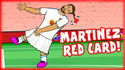 MARTINEZ RED CARD🔴 Calvert-Lewin hair-pull! (Manchester United 1-2 Leeds Highlights)