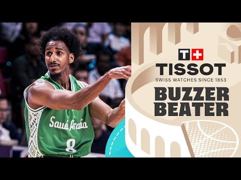 Fahad Belal 🇸🇦 | 🚨 TISSOT Buzzer Beater | FIBA Basketball World Cup 2027 Asian Qualifiers