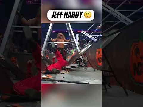 Jeff Hardy is wild 😳 (via @WWE/X)