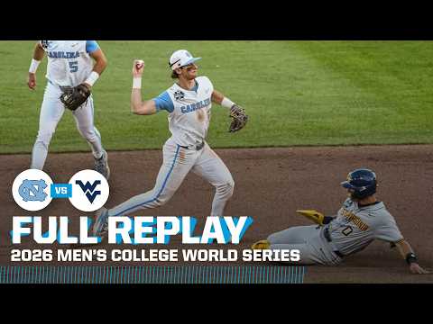 North Carolina vs. West Virginia (June 14): 2026 Men's College World Series | FULL REPLAY