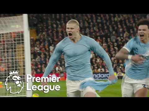 Erling Haaland's penalty lifts Man City 2-1 ahead of Liverpool | Premier League | NBC Sports