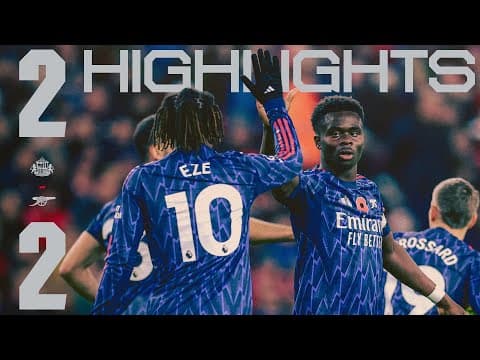 A point apiece in the North East | HIGHLIGHTS | Sunderland 2-2 Arsenal | Saka, Trossard | EPL