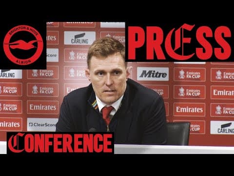 "We're Disappointed With The Result" | Darren Fletcher Post-Brighton | Press Conference 🎙️