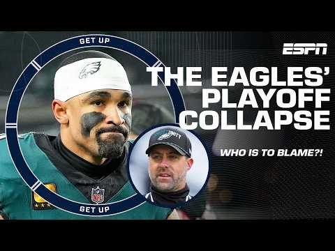 The players or coaches: Who is to blame for the Eagles’ playoff loss? | Get Up