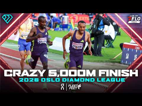 Another Close Finish In Oslo In The 5,000m | 2026 Oslo Diamond League