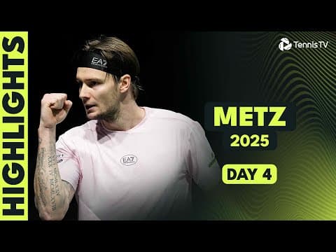 Bublik Begins Campaign; Berrettini & Tien Also Feature | Metz 2025 Day 4 Highlights