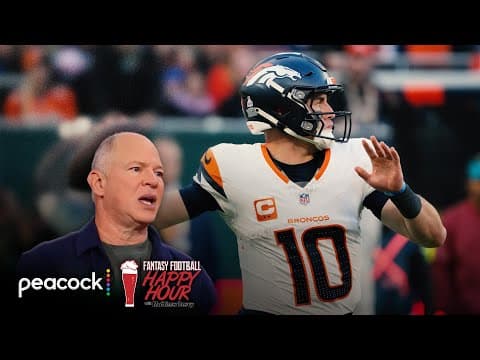 Bo Nix 'hasn't looked good' so far in Broncos offense | Fantasy Football Happy Hour | NFL on NBC