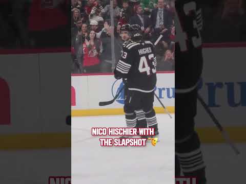 Cap just doing Cap things. #njdevils #devilsvskraken #nicohischier #cap #NHL