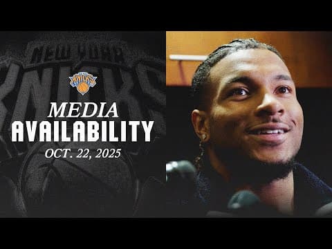 Coach Mike Brown & Deuce McBride Postgame Media | October 22, 2025