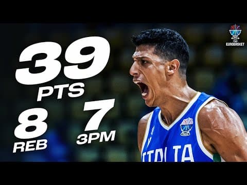Simone Fontecchio Was ON FIRE! | FIBA EuroBasket 2025 | August 31, 2025