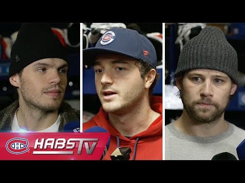 Canadiens address the media at practice | LIVE PRESS CONFERENCES