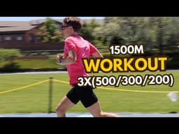 Track workout at 7,000ft with 1500m Olympian