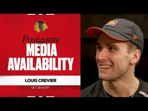 "We're all proud of him." | Louis Crevier Postgame 10.28.25