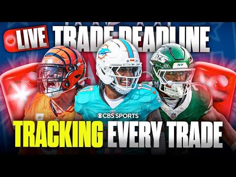 NFL Trade Deadline LIVE PREVIEW: Breaking down EVERY single trade that goes down with GRADES ✅