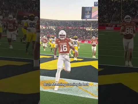 Arch was moving 🏃‍♂️💨 #texas #archmanning