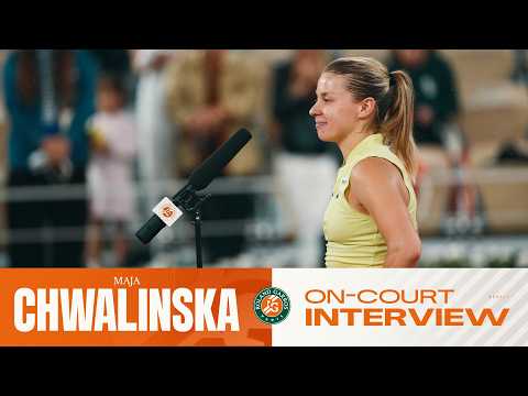 Maja Chwalinska | Semi-final on-court Interview | Roland-Garros 2026