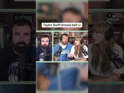 Taylor Swift the football analyst? 👀 (via @newheightshow )