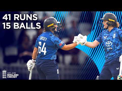 Going Big With The Bat | 41 off 15 IN FULL | England Women