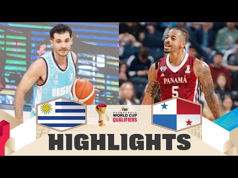 Uruguay 🇺🇾 v Panama 🇵🇦 |  Highlights | FIBA Basketball World Cup 2027 Americas Qualifiers