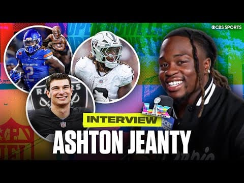 Ashton Jeanty talks Heisman snub, Fernando Mendoza and the Raiders' future