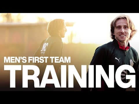 Allenamento in vista di Milan-Genoa per Modrić e compagni | Inside Milanello
