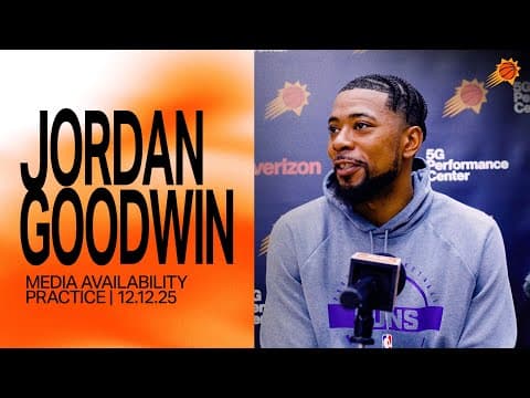Jordan Goodwin Practice Media Availability | Phoenix Suns 12-12-25