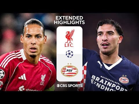 Liverpool vs. PSV: Extended Highlights | UCL League Phase MD 5 | CBS Sports Golazo