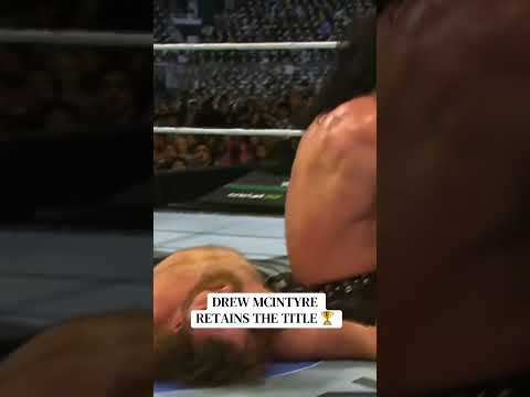 Drew McIntyre retains at the #RoyalRumble 🔥