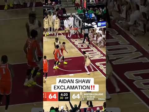 Aidan Shaw FLEW in 😤 #bostoncollege #slamdunk #collegebasketball #accbasketball #basketball