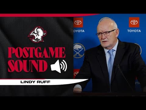 "A Ton Of Respect" | Lindy Ruff On Tage Thompson's Fight, Loss To New Jersey Devils | Buffalo Sabres