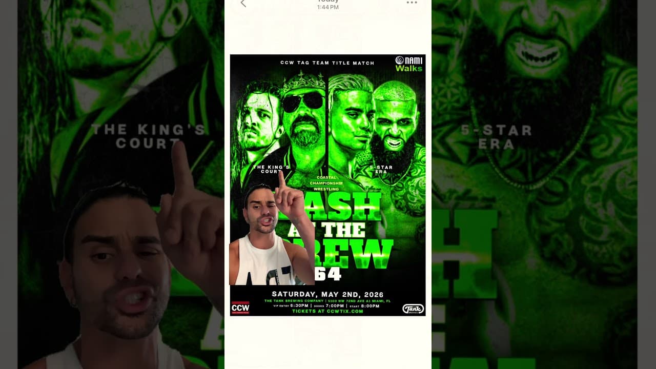 Come see me live! #prowrestling #nba #shorts #fyp