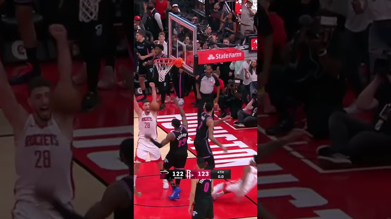 What was your reaction when this happened? 🫨 #rockets
