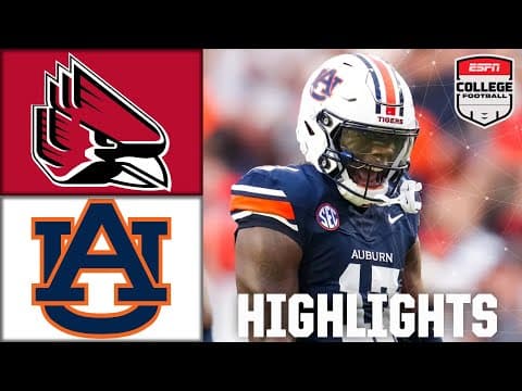 Ball State Cardinals vs. Auburn Tigers | Full Game Highlights | ESPN College Football