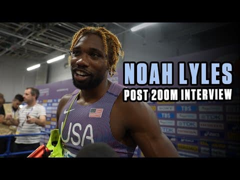 Noah Lyles FLIES to 19.51 in 200m Semis to Qualify for Finals! | Tokyo World Championships 2025